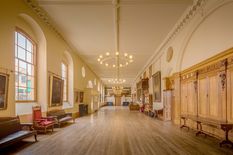 indoors, old, room, worcester guildhall, historic, guildhall, no people, wood, hardwood floor, home interior, interior, architecture, inside, built structure