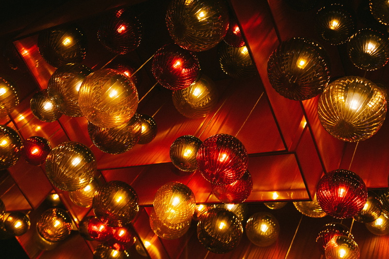 red, celebration, design, event, christmas decoration, assorted, full frame, ball, bauble, lamp, hanging, nightclub, low angle view, in a row, photo, night