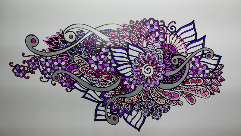 studio shot, decoration, flowering plant, no people, purple, biology, mandala, abundance, pink color, science, healthcare and medicine, 5K, complexity