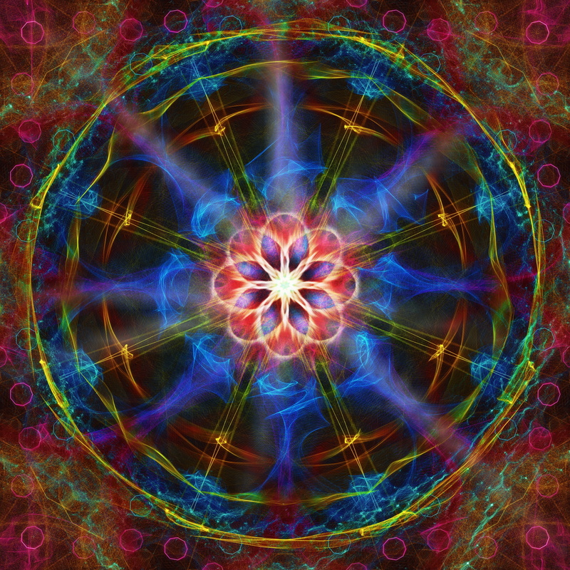 no people, vibrant color, computer graphics, background, blue, kaleidoscope, mystical, backgrounds, design, tile, sphere, purple, mandala, shape, background pattern