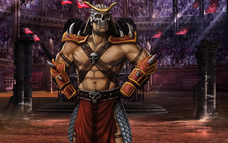 creativity, ancient, art and craft, statue, asia, holding, sculpture, khan, arena, standing, shao kahn, the past, fantasy, 1080P, mk 9, religion, one person