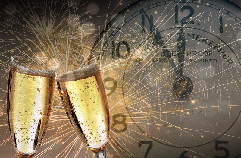 food, motor vehicle, festival, close-up, fireworks, household equipment, 2019, drinking glass, indoors, clock, still life, warning sign, drink, party, new years eve