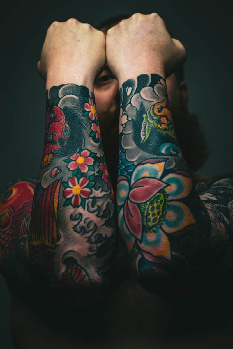 tattoo, pattern, adult, real people, floral, human body part, low section, tattooed, arms, human hand, human leg, women, hand, tattoos, finger, creativity
