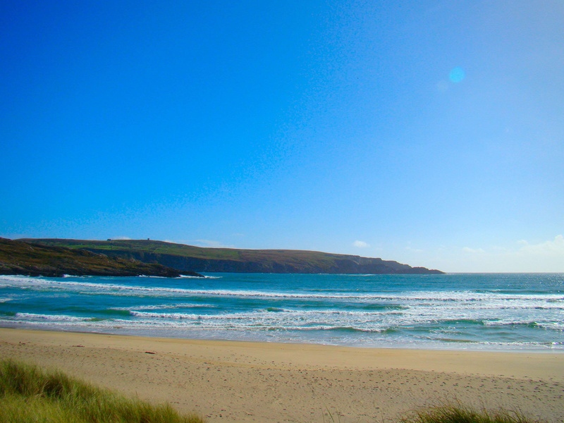 browhead, sand, land, copy space, motion, beauty in nature, wild, ireland, 2K, nature, tranquility, sky, water, scenics - nature, no people, barley cove