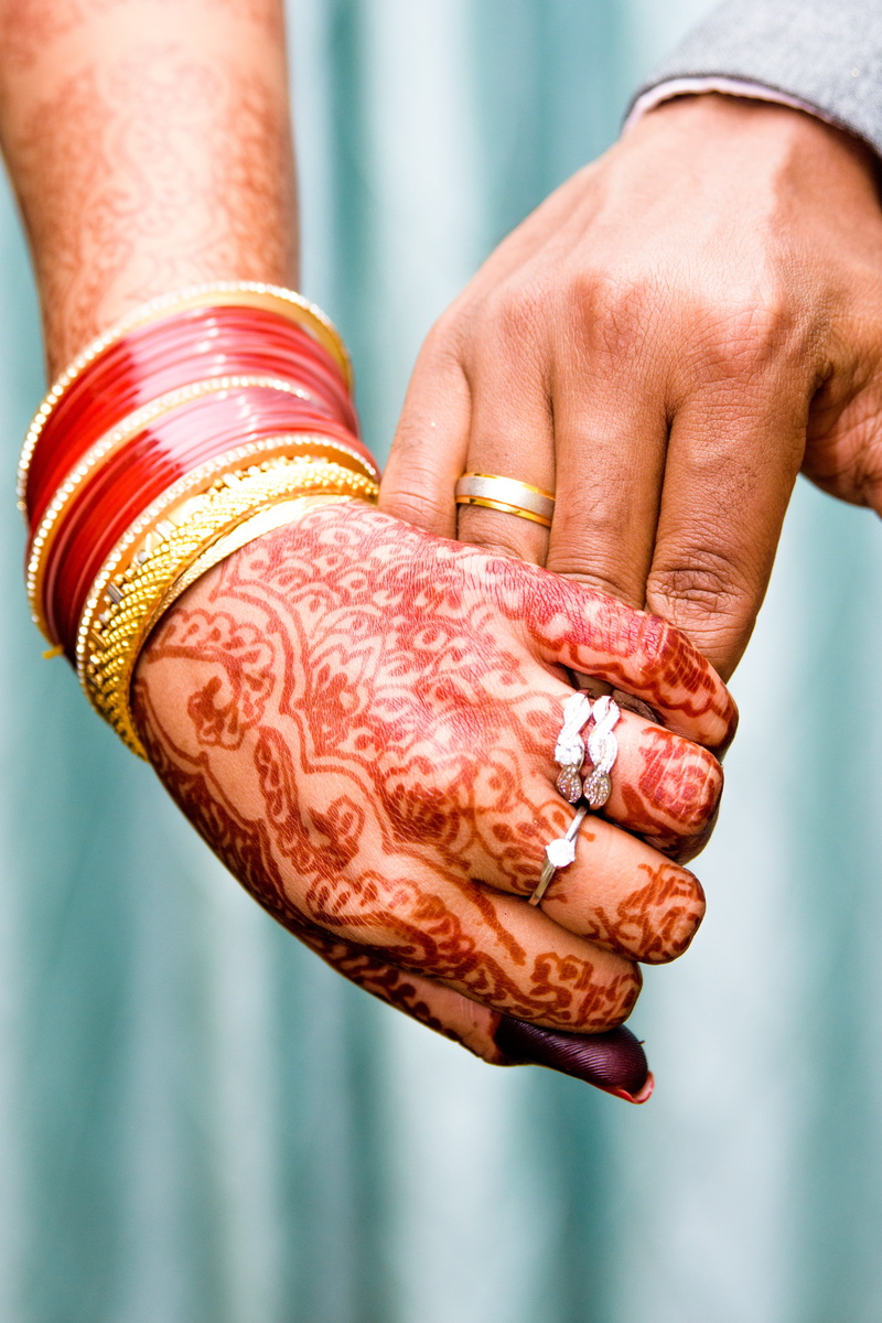 bride, lovers, adult, together, focus on foreground, dating, mehendi, wedding, tattoo, newlywed, henna tattoo, love, hand, hands cupped, romantic, romance