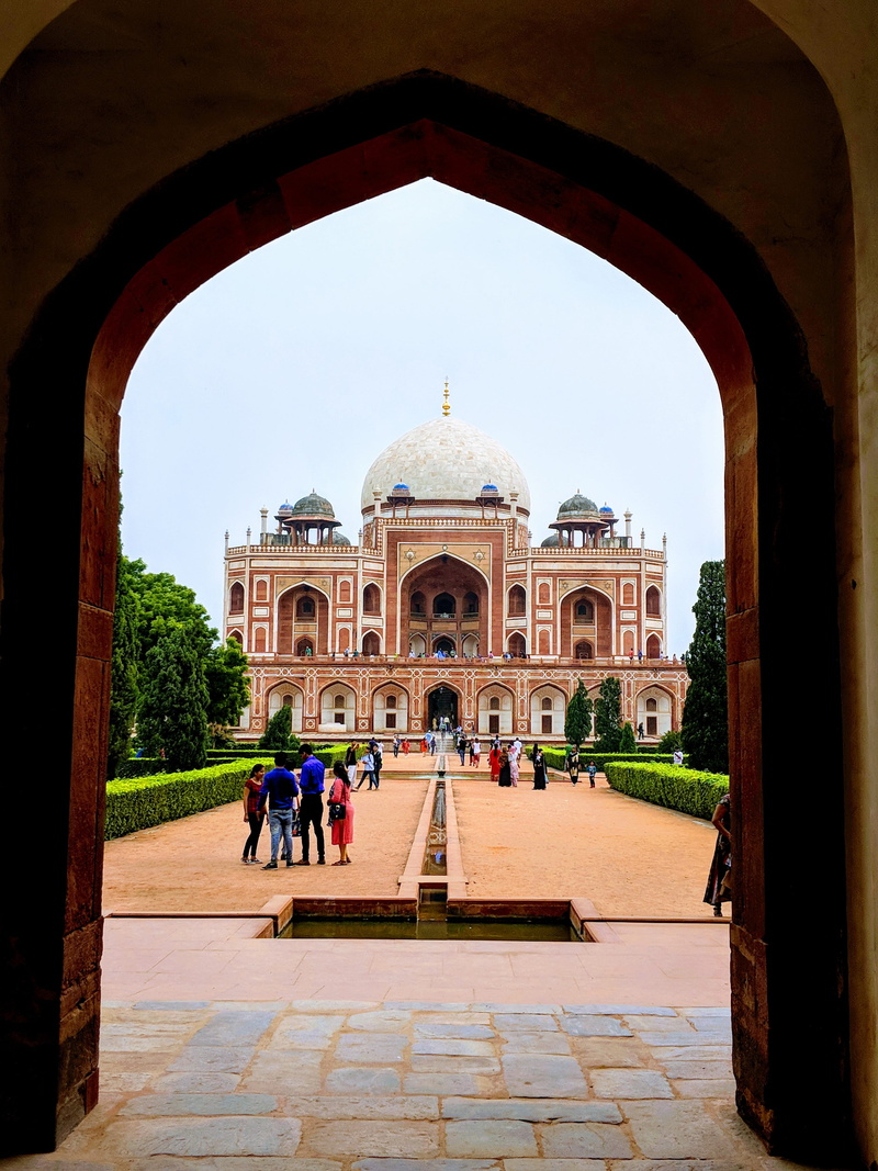 incidental people, group of people, travel, mughal tomb, photography, arch, religion, facade, humayuns tomb, day, humayun tomb, outdoors, built structure