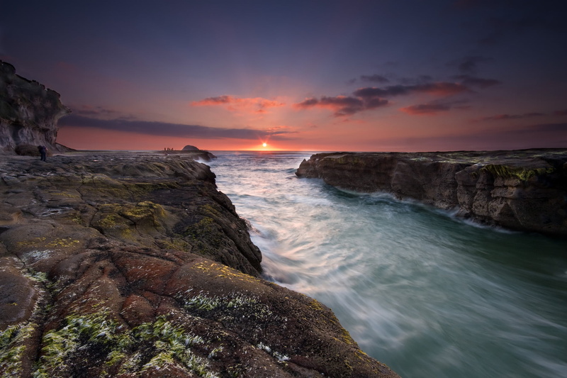 water, mountains, 1080P, scenics, wave, sunset, nz, landscape, seascape, Muriwai, new zealand, long exposure, DRI, sea, graduated  nd  filter, I Wish