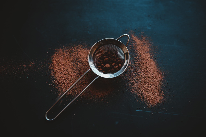 food and drink, powder, directly above, indulge, refreshment, cooking, eating utensil, teaspoon, coco powder, freshness, coffee - drink, texture, 5K, brown
