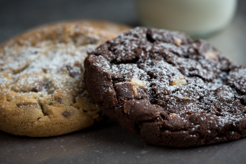 sugar, small cakes, baked goods, nut cookie, bake, icing sugar, calories, brownie, cookies, temptation, chocolate cookie, nuts, unhealthy eating, sweet Food