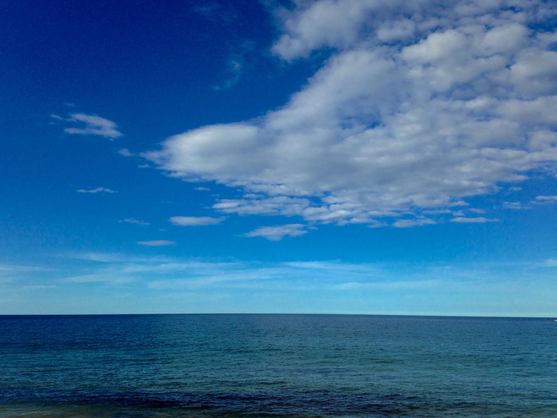 body, cloud - Sky, North, beach, sky, summer, clouds, daytime, outdoors, Sea  water, Burnie  Tasmania, water  sky, Australia, ocean  sea, nature, Nikon  D3100