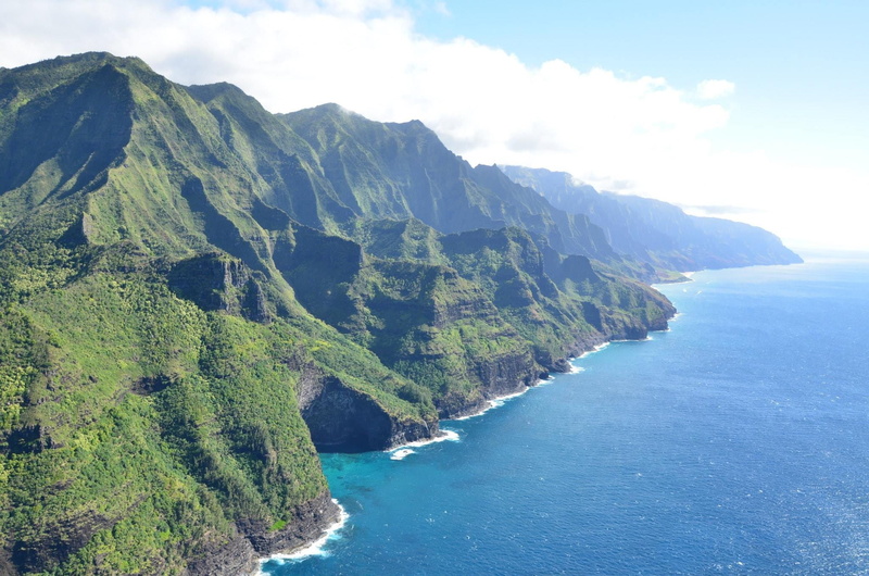 scenics, vacation, napali, scenics - nature, scenic, sand, island, kalalau, scenery, idyllic, sky, vista, tropical, tranquility, water, hawaiian, tree