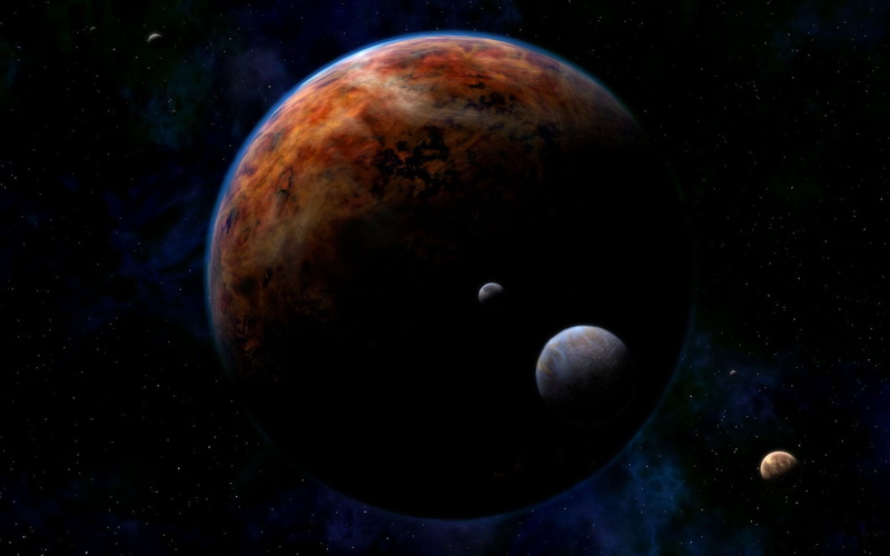 brown, close-up, space exploration, no people, planet earth, space, planetary moon, eclipse, planet, planet - space, galaxy, outdoors, science, moon, sky