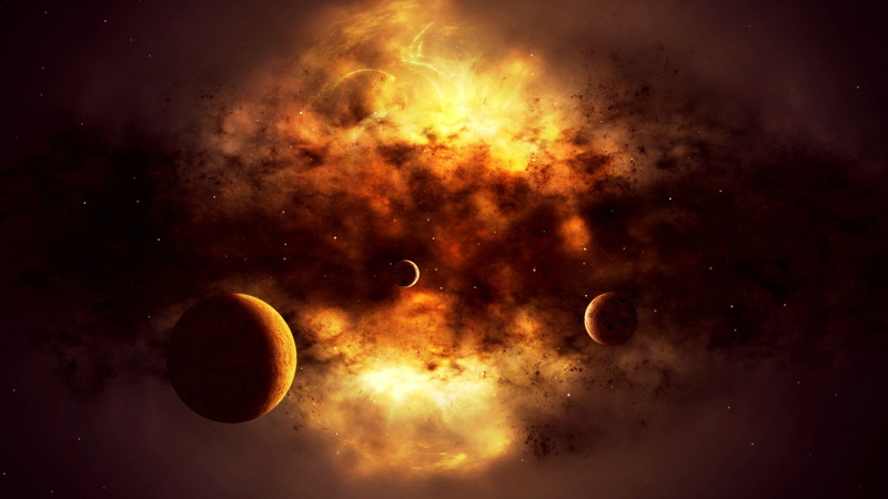 nature, beauty in nature, 2K, orbiting, scenics - nature, moon, star - space, eclipse, astronomy, night, sky, planet, planetary moon, cloud - sky, circle