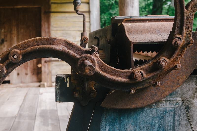 machinery, mechanism, industrial, steel, earth, 4K, equipment, detail, old, iron, day, machine, retro, rotten, rusty, metal, architecture, decline, weathered