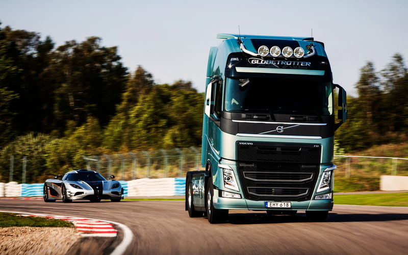 volvo, volvo fh, Koenigsegg, One:1, 4K
