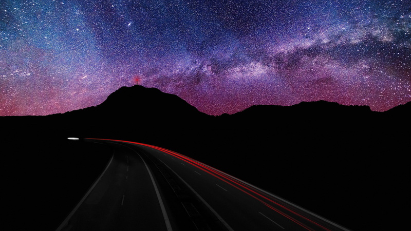 beauty in nature, milky Way, transportation, constellation, direction, astronomy, travel, black Color, star, the way forward, star Trail, night, glow, journey