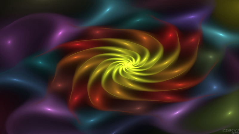 sphere, light - Natural Phenomenon, vector, swirl, indoors, flowing, yellow, green color, night, purple, digitally Generated Image, twisted, creativity
