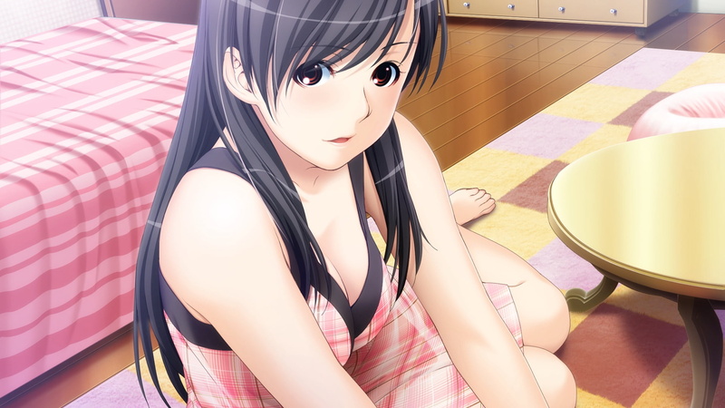 anime, 1080P, brunette, casual clothing, waist up, character, young adult, leisure activity, female, yanagawa amane, one person, females, pose, innocence