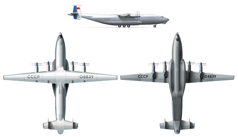 2K, Antey, USSR, Cargo, An-22, Antonov, The plane, Scheme