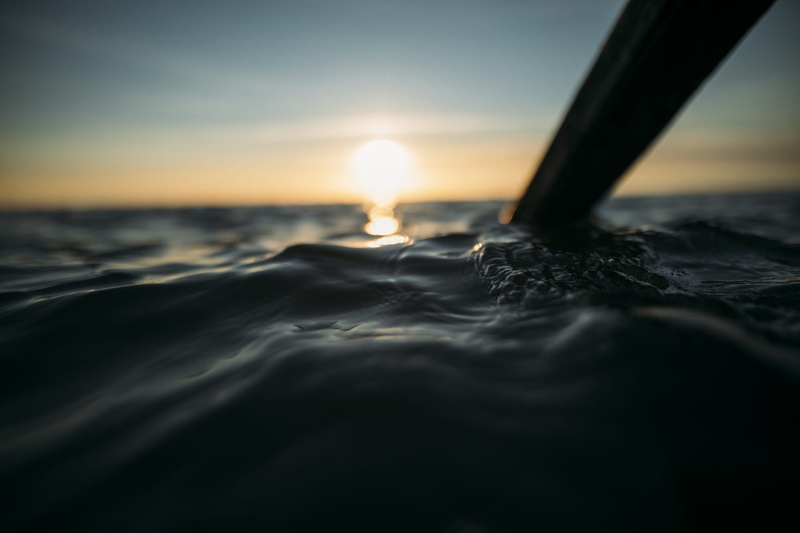 outdoors, Sun, tranquility, sky, surface level, water, boat, no people, waves, sunset, nature, depth of field, beauty in nature, close-up, landscape, scenics - nature