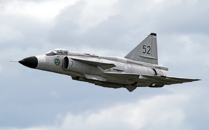 Jet Fighters, Saab 37 Viggen, 720P