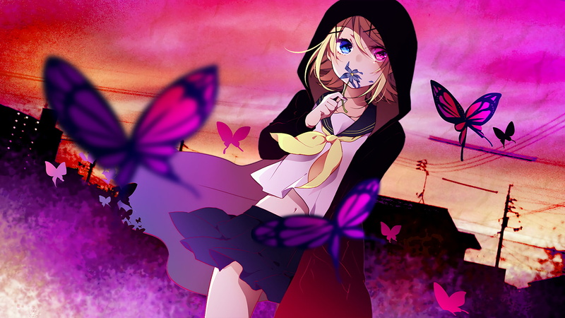 lifestyles, pink color, indoors, purple, front view, flower, craft, art and craft, Vocaloid, Kagamine Rin, flowering plant, real people, representation