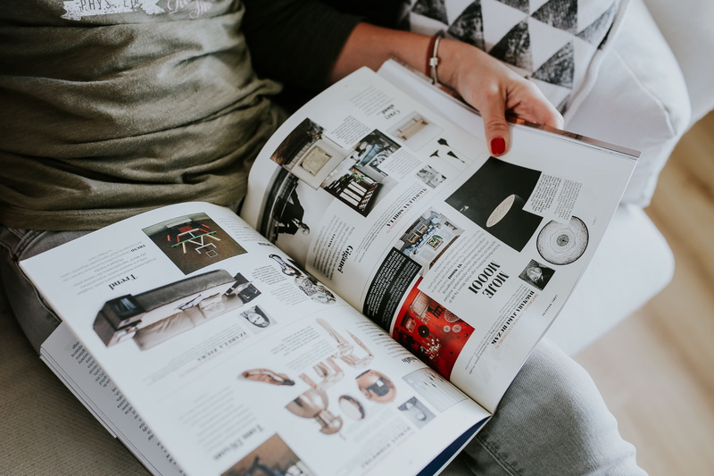 finance, table, people, time, high angle view, indoor, read, paper, Woman, lifestyles, indoors, uSA, holding, female, magazine, one person, sitting, magazines