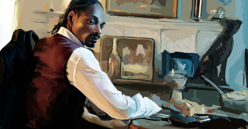 1080P, american paintings black people music rap snoop dogg singers artwork hiphop calvin broadus