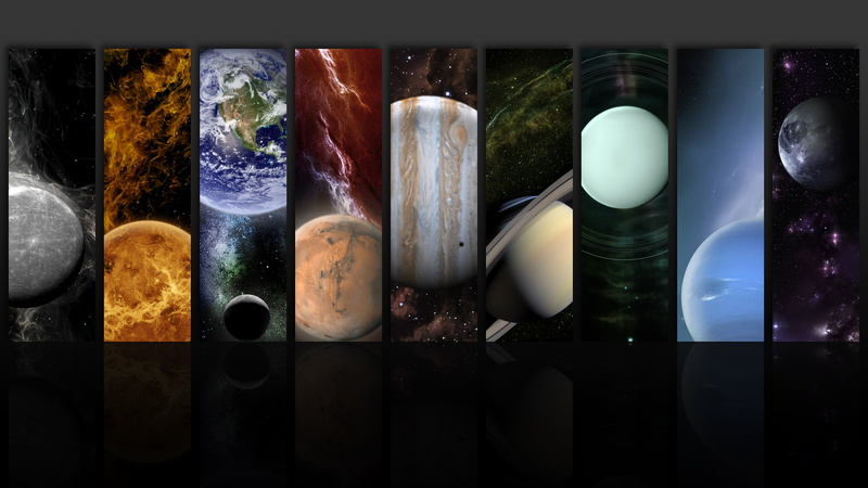 still life, digital composite, planet, table, no people, container, Mars, candle, transfer print, Jupiter, close-up, solar, Neptune, indoors