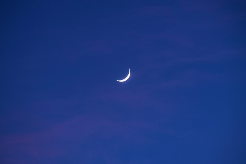 space and astronomy, moonlight, night, astronomy, space, blue sky, ocean, tranquility, outer space, tranquil scene, half moon, italy, water, low angle view