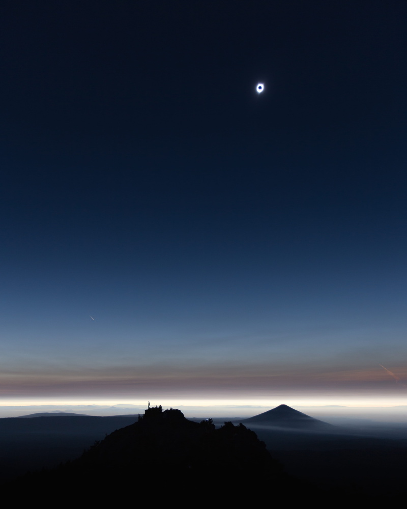 covered, beauty in nature, tranquility, mountain, night sky, idyllic, clouds, scenics - nature, moonlight, solar eclipse, view, eclipse, landscape, star - space
