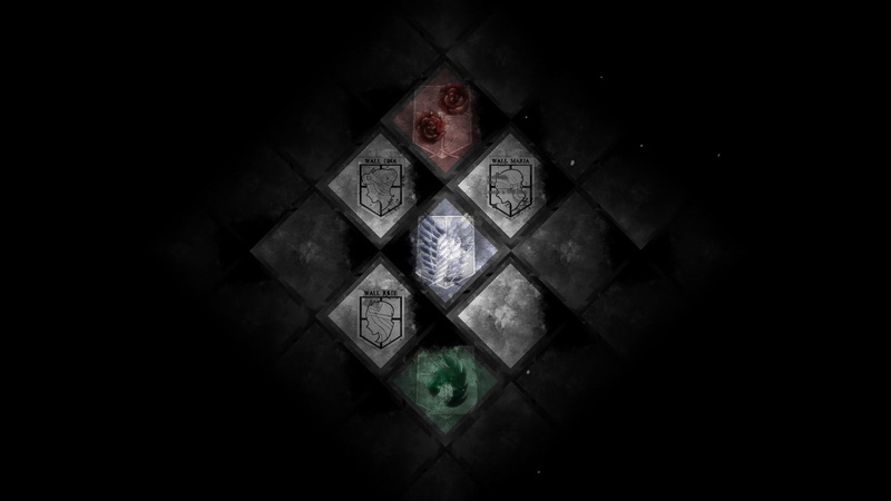 emotion, representation, black background, Attack On Titan, decor, digital composite, Anime, dark, high angle view, 1080P, close-up, night, studio shot