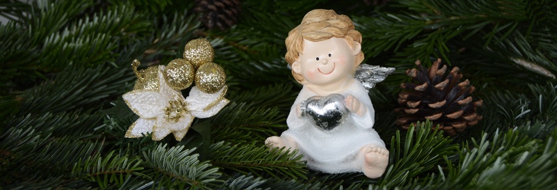 4K, human representation, angel, satisfied, creativity, christmas greeting, nature, male likeness, no people, smile, heart, decoration, holly, figure