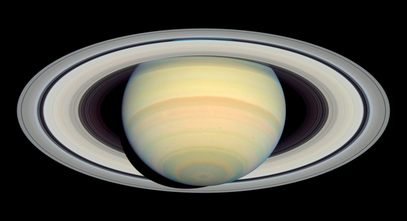 cut out, technology, Cassini, black color, close-up, NASA, circle, clean, science, Saturn, shape, geometric shape, beauty in nature, multi colored, black background