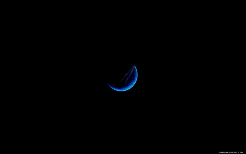 tranquility, space art, half moon, space and astronomy, eclipse, clear sky, outdoors, blue, no people, copy space, space, scenics - nature, beauty in nature