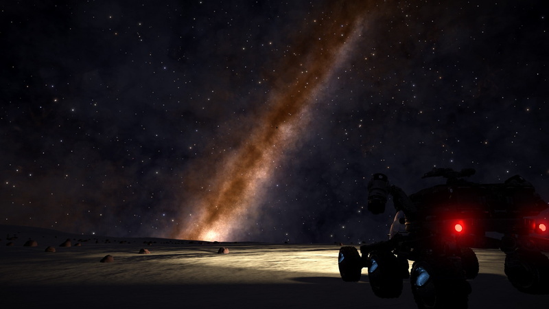 road, transportation, sky, one person, scenics - nature, star - space, land, night, outdoors, mode of transportation, nature, star field, beauty in nature