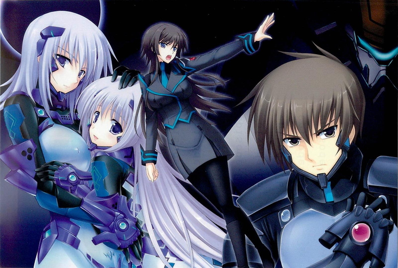swuits, girls, mech, cute, anime, total, eclipse, characters, 720P