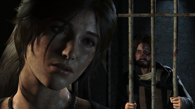 prisoner, aggression, couple - relationship, prison bars, rise of the tomb raider, 1080P, depression - sadness, portrait, sadness, contemplation, headshot