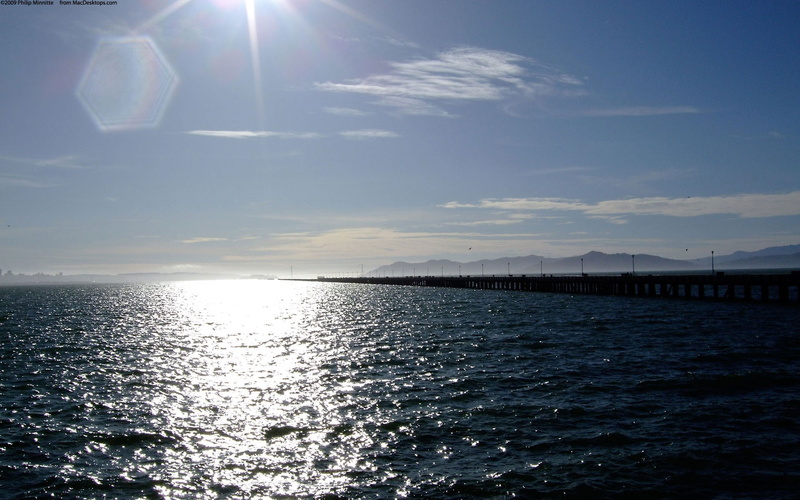 sea, sunlight, no people, outdoors, water, cloud - sky, solar flare, idyllic, tranquility, nature, sunny, 1080P, waterfront, sunbeam, shiny, lens flare