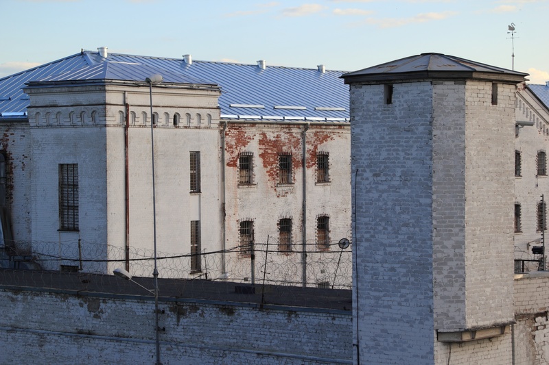 daugavpils, no people, outdoors, guarded, low angle view, prison, built structure, architecture, 5K, sky, house, cell, latvia, day, sunlight, history