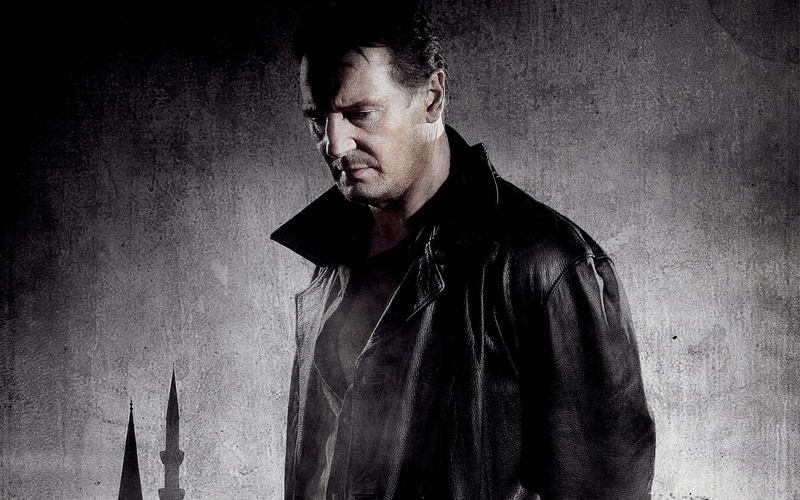 Liam Neeson, Taken 2, 2K, actor, jacket, Hostage 2, poster