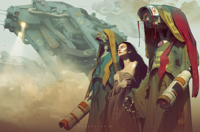 robots, Col Price, Tactical hostage, 8K, girl
