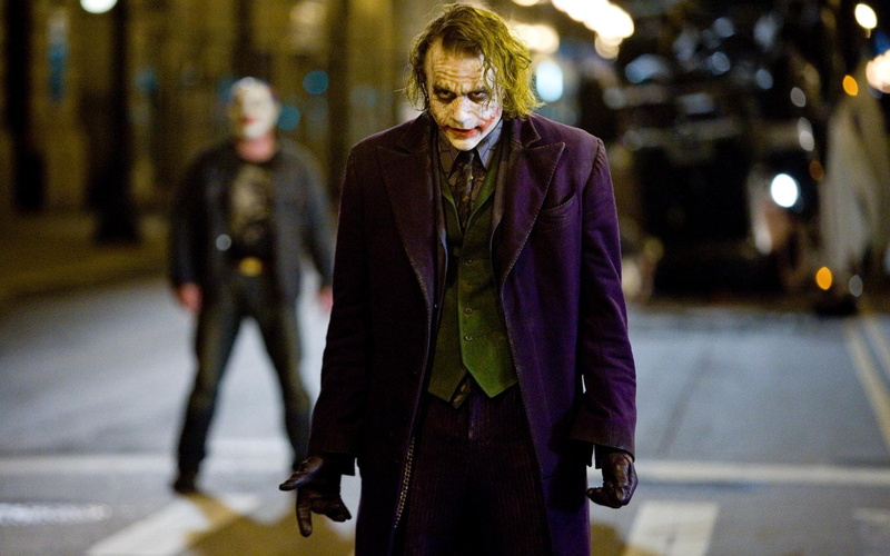 architecture, three quarter length, 720P, Heath Ledger, adult, lifestyles, real people, street, ledger, The Dark Knight, males, front view, Joker, men