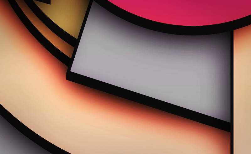 Abstract, shape, Design, Artistic, modern, ornate, Funky, technology, Digital, black color, Lines, close-up, Orange, no people, device screen, illuminated