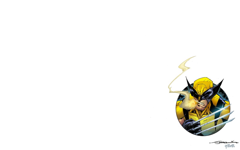 cartoon/comic, cigar, wolverine, hd, 1080P, white, x, smoking, men