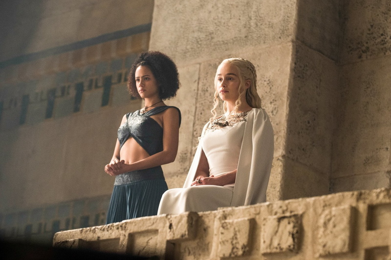 Missandei (Game Of Thrones), Emilia Clarke, Game Of Thrones, Daenerys Targaryen, Nathalie Emmanuel, 1080P, TV Show