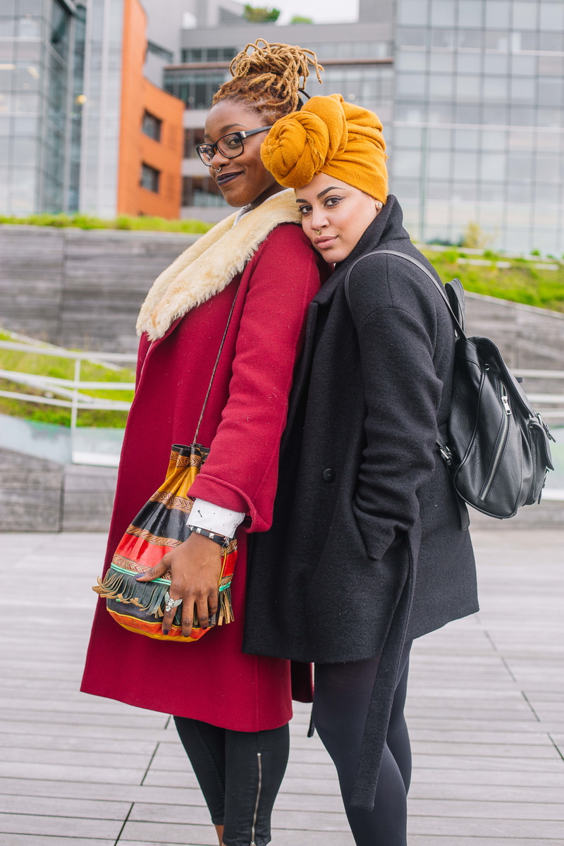 8K, city, dreadlocks, standing, clothing, focus on foreground, daylight, love, photography, day, selective focus, wear, stand, men, near, hairdo, depth of field