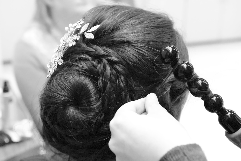 hair, rear view, styling, woman, wedding, portrait, hair bun, adult, human hair, human body part, real people, headshot, hairstyle, one person, child, black and white