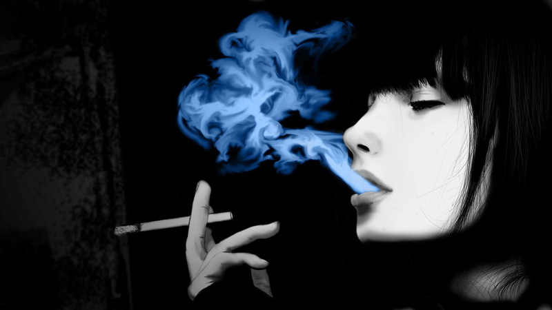 smoke - physical structure, smoking - activity, women, one person, tobacco product, 1080P, headshot, risk, portrait, sign, activity, smoking issues, bad habit
