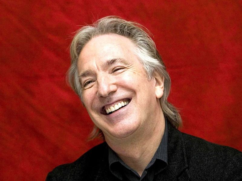 caucasian Ethnicity, actor, man, head And Shoulders, smile, facial Expression, smiling, looking At Camera, senior men, color Image, cheerful, alan rickman